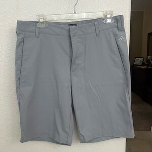 Adidas Gray Athletic Shorts with Classic Style